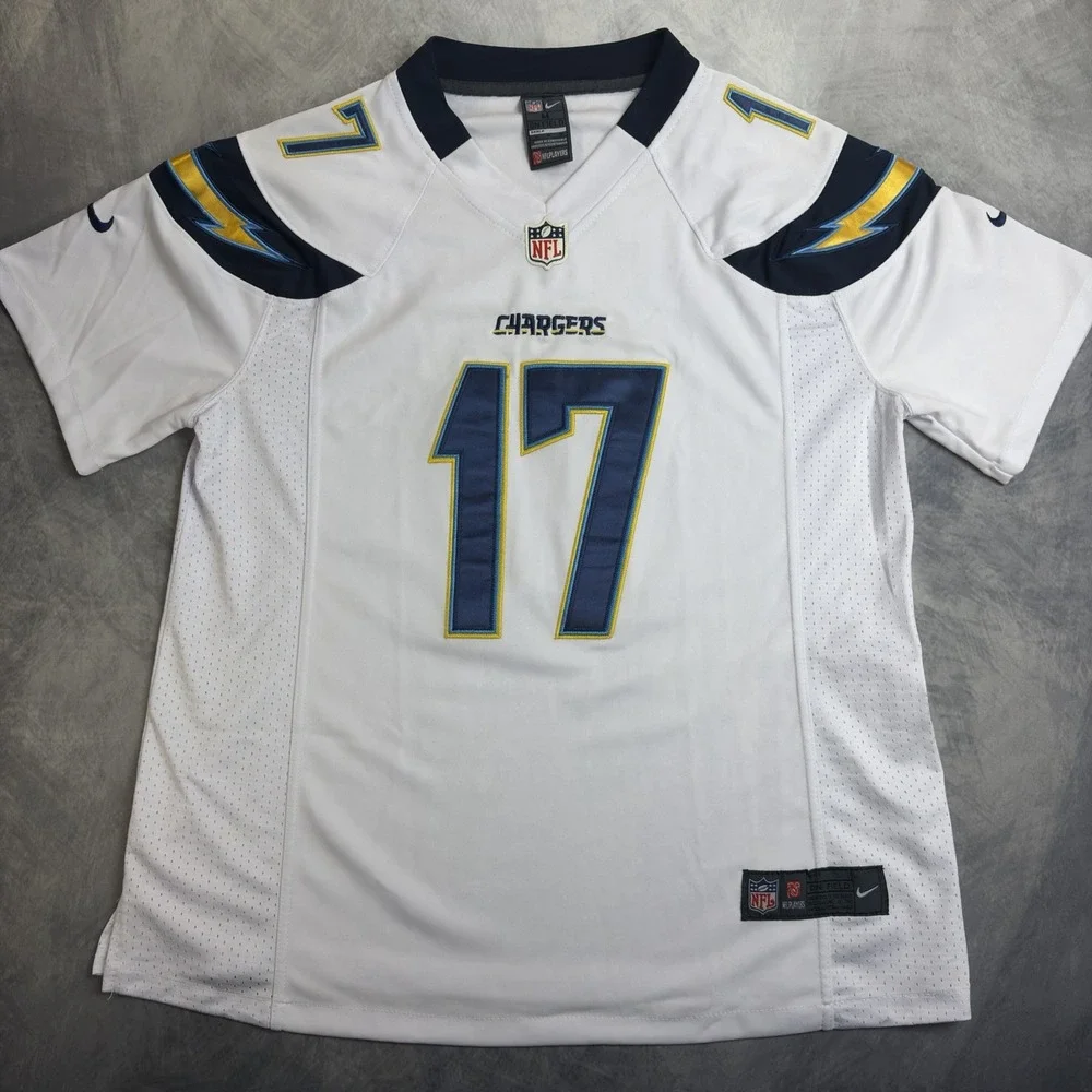 Nike Jersey Boys Medium White Chargers Philip Rivers #17 NFL On Field Football